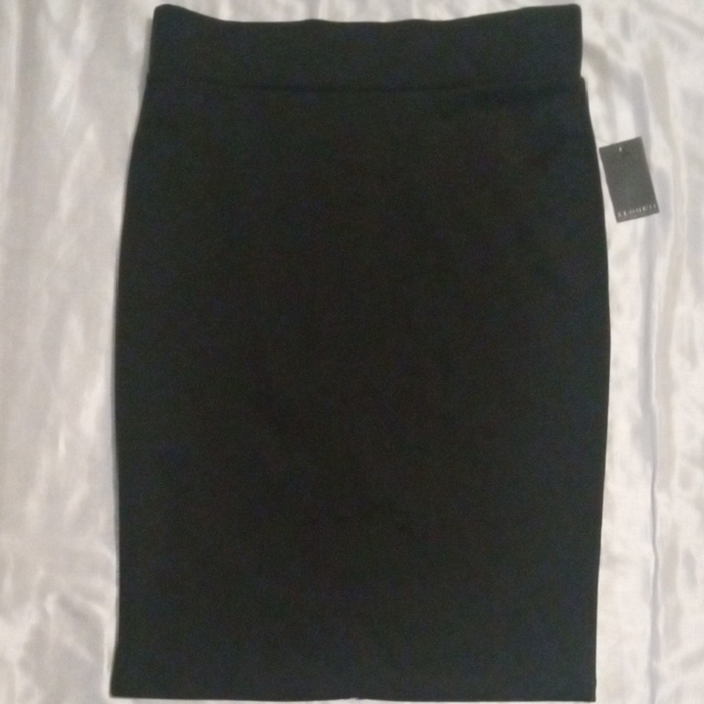 New Eloquii Elegant Black Pencil Skirt Size16